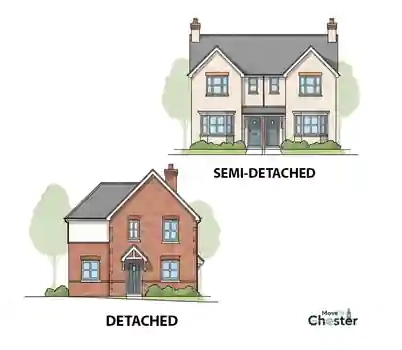 Semi-detached family house in Chester with garden and driveway